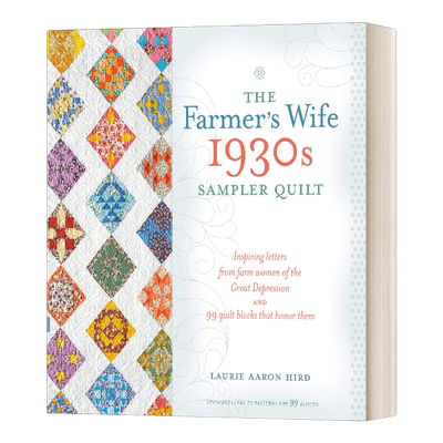英文原版 The Farmer's Wife 1930s Sampler Quilt 20世纪30年代农夫妻子样本拼布被 缝纫模板 英文版 进口英语原版书籍