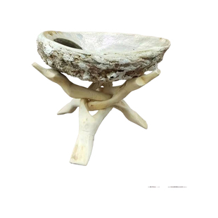 消磁水晶加州白鼠尾草鲍鱼贝壳圣木支架家用烟熏香居家工具装饰