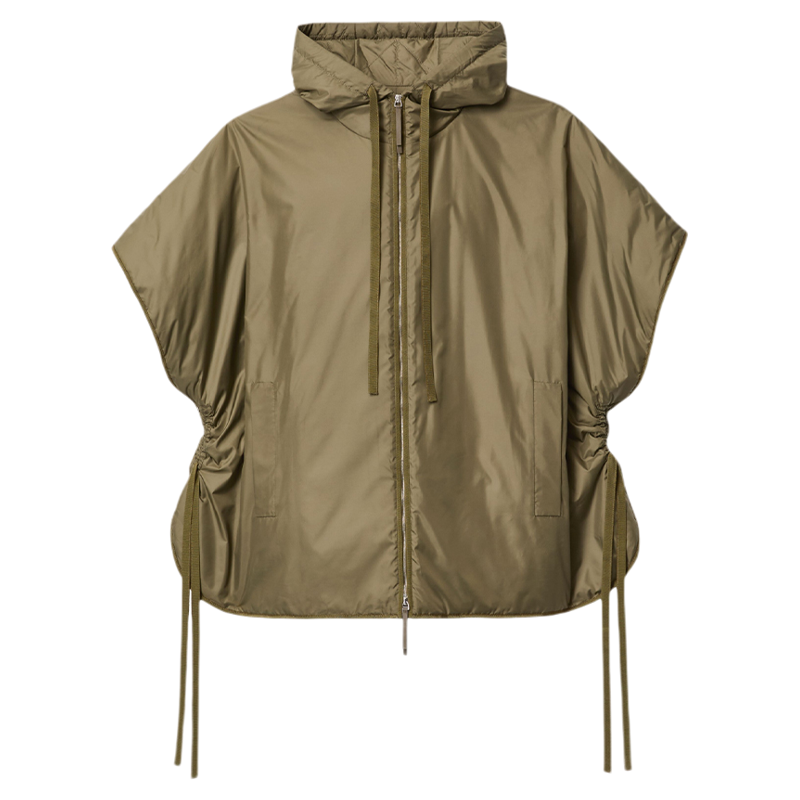 LAFAYETTE148/拉飞逸户外宽松连帽短袖外套棉服