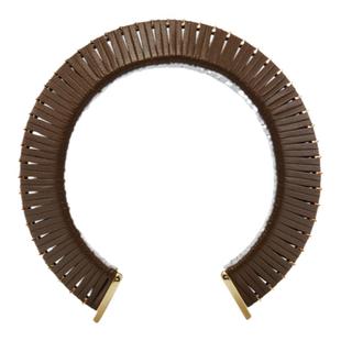 CREMAISH 圆鼓手环 牛皮绳缠绕立体高级感小众气质百搭手镯手饰