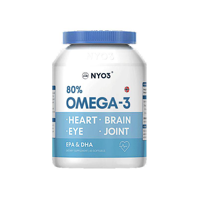 NYO3挪威深海鱼油软胶囊中老年高含量欧米茄鱼油omega3无腥味健身