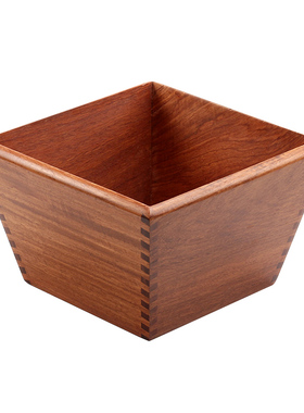 缅甸花梨木实木中式榫卯米斗摆件