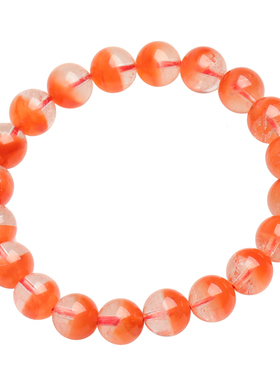 天然拉丝顺发兔毛水晶手链饰品女