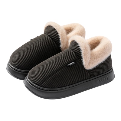 踩屎感棉拖鞋男士新款冬季外穿