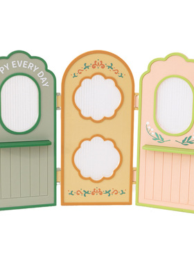 超可爱的屏风造景小摆件