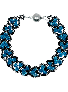 海洋之心纯手作编制水晶手链