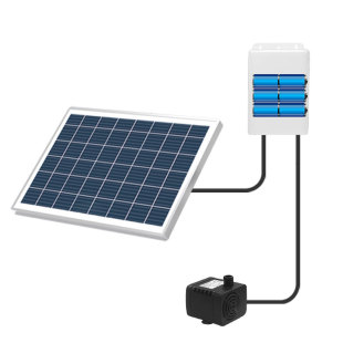 太阳能流水循环摆件器鱼池户外自动不用电循环水鱼缸免插电抽水泵