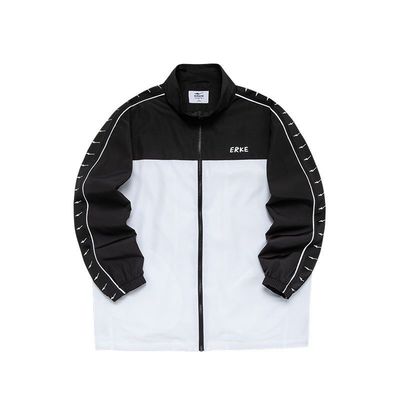 鸿星尔克学院风休闲风衣