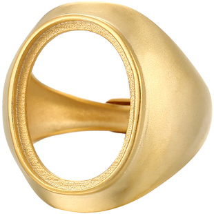 s925纯银光面戒指空托男女10*14蜜蜡绿松石戒托12*16 13*18 15*20