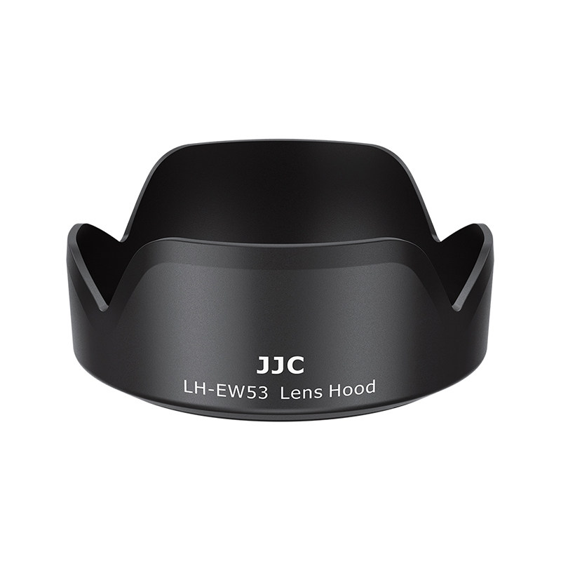 JJC EW-53遮光罩适用佳能RF-S 18-45/EF-M 15-45mm镜头遮光罩R50 R10 R100 M50II M5 M6II M200微单相机配件