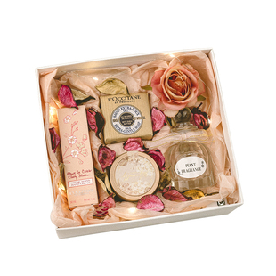 欧舒丹香薰蜡烛护手霜伴手礼盒女伴娘结婚订婚送女生闺蜜生日礼物