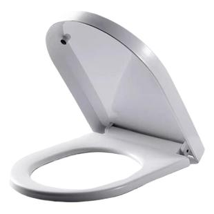 通用马桶盖坐便盖家用加厚u型v型老式盖子坐便器盖板卡扣缓降方形