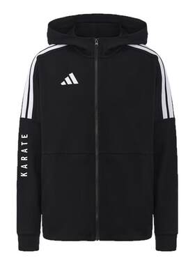 adidas帽衫保暖休闲女子防风运动服CLTR02JK-BW