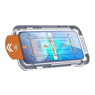 适用iqooneo7钢化膜一拉除尘秒贴