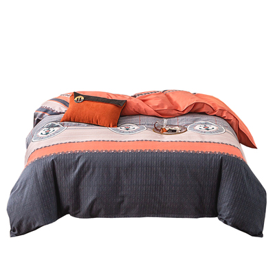 加厚纯棉磨毛被套单件单双人冬季