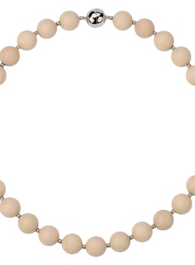 Céleste白化石串珠项链女