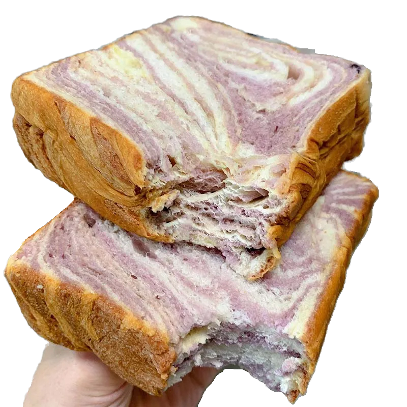 香芋牛乳厚切吐司面包手撕早餐整传统西式糕点