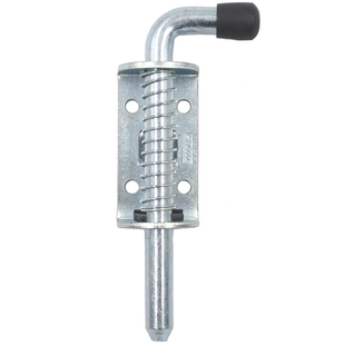 304不锈钢自动工业飞机弹簧插销反锁防盗门栓门扣塑料明装铁插销