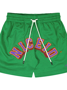 NICEID NICE美式篮球短裤实战训练运动裤夏季宽松版型透气四分裤