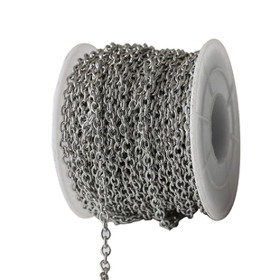 一卷不锈钢304钛钢链条钥匙扣链子广告牌挂链包包链饰品细链挂链