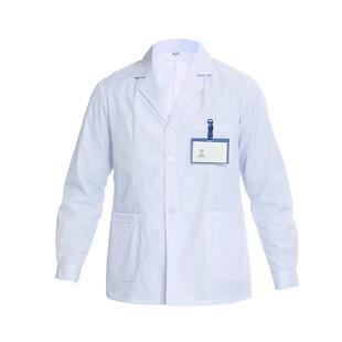 邦乐华白大褂短袖短款男医生服半袖夏季护士服女白大衣薄款工作服