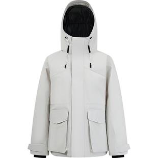 本来BENLAI女士防泼水防风90绒加厚工装羽绒服25冬新款BNM150016