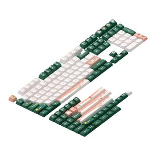 NuPhy 圣诞喵 KDA高度PBT五面热升华键帽143键大全套 球帽