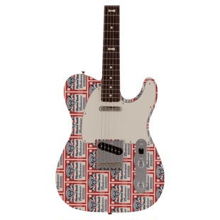 Fender纷达 限定版 Wasted Youth “百威啤酒” 联名Tele 电吉他