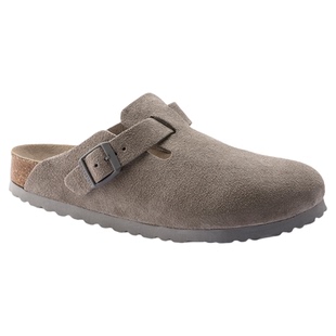 BIRKENSTOCK勃肯德国进口男女款绒面革软底Boston包头拖鞋