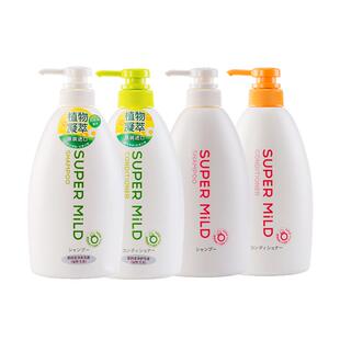 【自营】日本惠润无硅油绿野/鲜花洗发水护发素洗护套装600ml*2