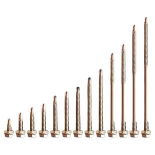 加长高强度外六角钻尾丝燕尾丝自攻自钻螺丝快丝彩钢瓦螺丝瓦钉