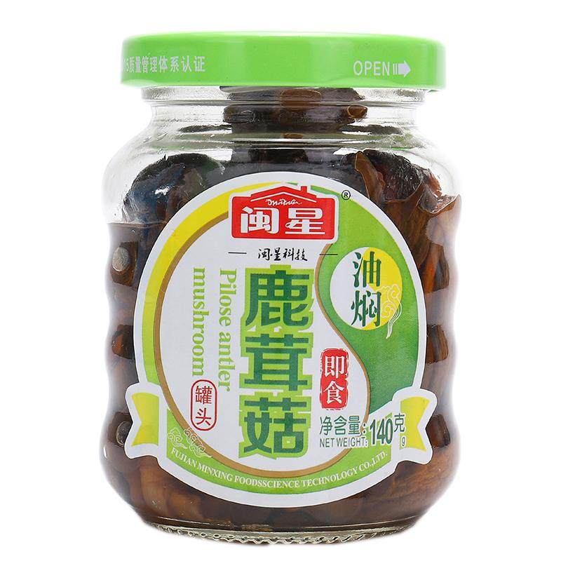 闽星油焖鹿茸菇140g*3瓶