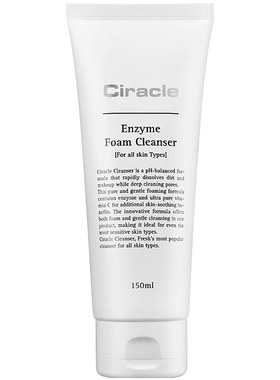 ciracle温和清洁洗面奶泡沫丰富