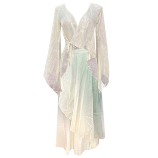 古典舞蹈服专业练功服民族风分体优雅纱衣中国舞演出表演艺考服装