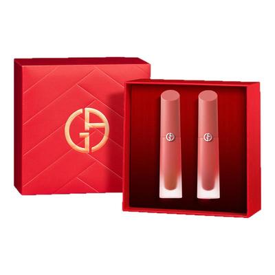 【节日礼物】阿玛尼红管双色口红大牌化妆品送女友礼盒405生日