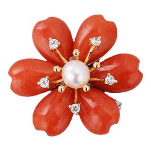 【紫罗兰正版】花子述胸针高档女精致马山玉胸花小众设计感别针潮