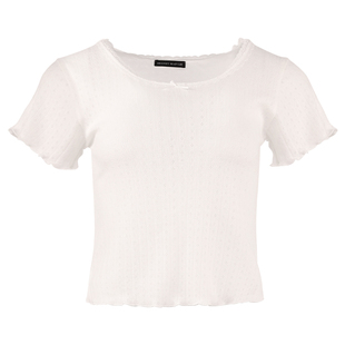 BM短袖T恤女蝴蝶结夏女装上衣针织衫内搭t恤衫可爱薄款小个子辣妹