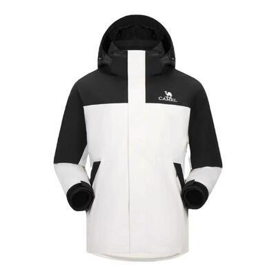 三合一户外冲锋衣骆驼防风女