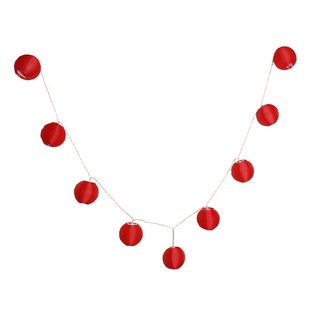 发光灯笼串挂饰2026过年商铺橱窗楼梯新年氛围布置庭院露台装饰品