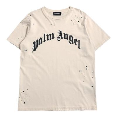 宽松oversize字母印花男友梵文