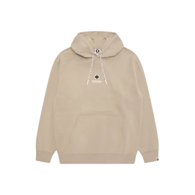 Aape扑克徽章字母印花连帽卫衣