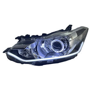 适用于14-16款丰田威驰大灯总成改装led双光透镜天使眼日行灯定制