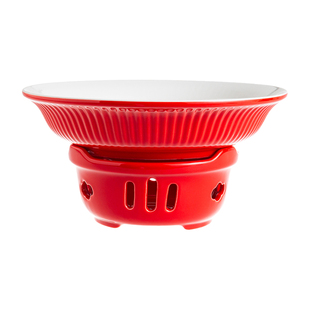 酒店明炉餐具干锅酒精蜡烛保温加热炉家用商用陶瓷热菜盘子汤盘子