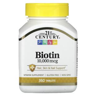 21stCentury21世纪生物维生素生物素胶囊支持头发皮肤指甲肌肤帮