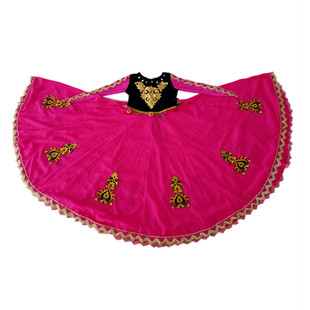 新疆维吾尔族舞蹈演出服大摆裙开场舞服装民族大摆裙长裙成人新款