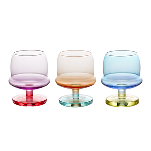 mumu 可爱创意果汁饮料杯子水晶之恋设计感女生喝水杯玻璃杯套装