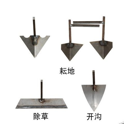 促手动小型耘锄手推式/除草机//土机/翻土//N耕微旋耕松开沟锄/草