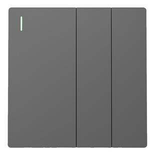 国际电工86型中途开关三开多控一开两2开双联三联多控灯开关面板