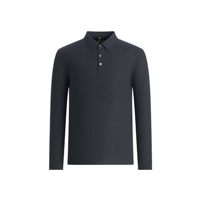 杉杉【华夫格肌理感】长袖polo衫