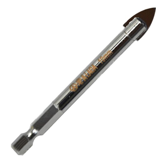 老A 六角柄瓷砖钻头玻璃钻头多功能三角钻头6MM/8MM/10MM开孔器钻